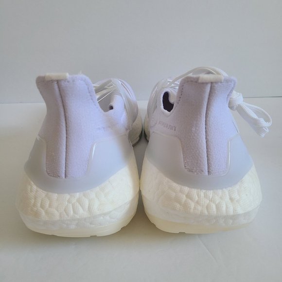 NEW Adidas Ultraboost 21 Running Shoes FY0379 Size 9 Triple White main image 4